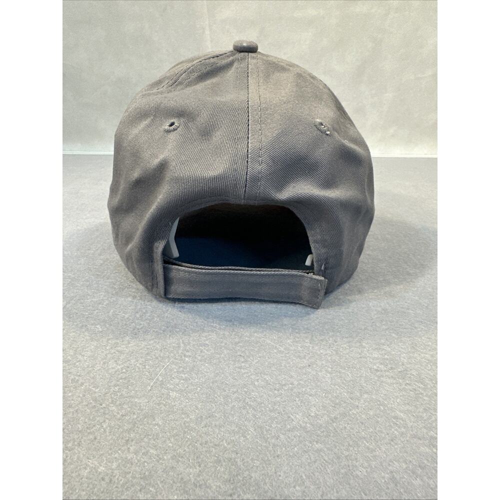 Coca Cola Hat Grey w/ Red Edge Brim & Script Logo Adjustable Hook & Loop - Picture 3 of 6